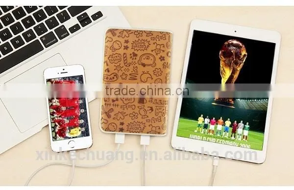 Guoguo Dual USB LED Light External Battery Pack Portable 11000mAh Power Bank for iphone,samsung