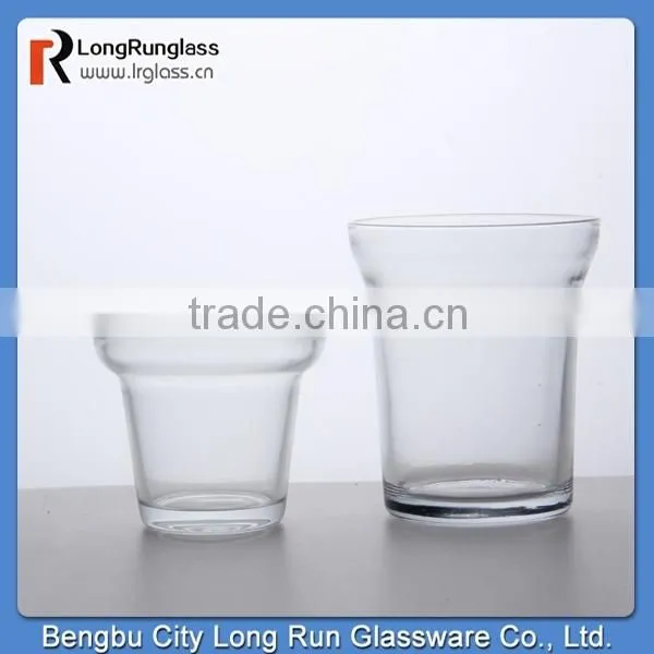 LongRun 2015 hot selling 89ml mini glass container holder for candle made in china wholesale
