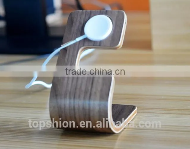 Wholesale for ipad iphone 6 wood stand charging stand holder multi-function, for apple watch wooden stand
