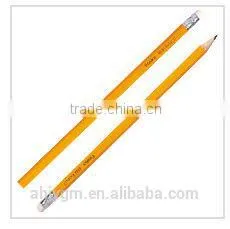 7'' With Eraser Sharpened Triangle HB Pencil/wooden HB pencil.