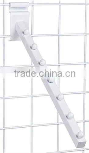 Metal 7 Ball Waterfall Hook,Gridwall Display with Descending Tube