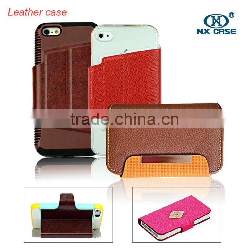 Ultra thin case for iPad air 2-Leather Folio Case with Multi Angle Stand for iPad 6