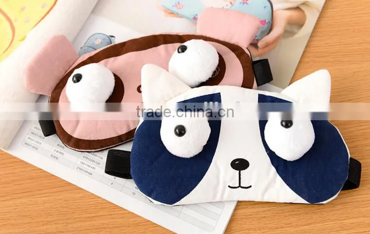 Wholesale Hot Selling Anmail Shape Blindfold Shade Travel Sleeping Aid Cover Light Eye Mask