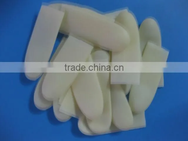 beige cut type latex finger cots