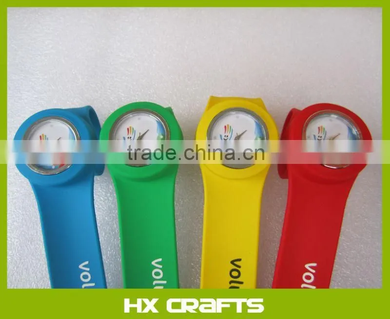 Slap on Silicone Watch Quartz Sports Watch Kid Woman Man Unisex Fashion Silicone Slap Watch