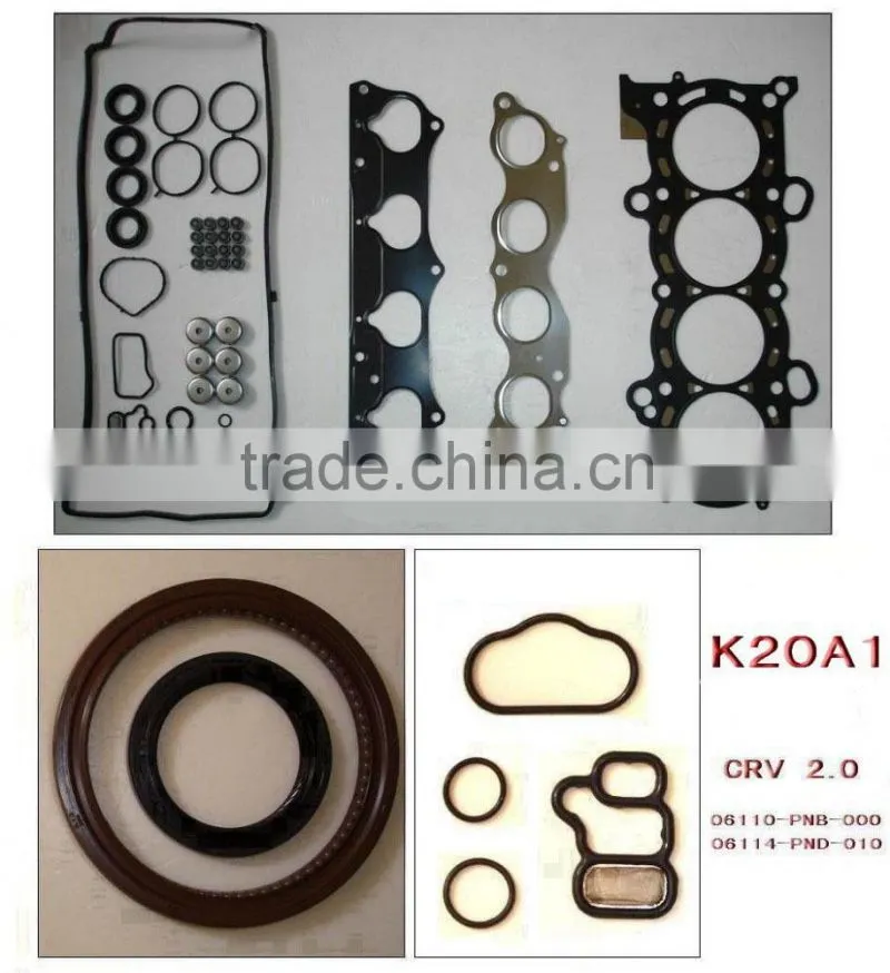 High Quality Full Gasket Set For HONDA K2O1engien auto parts OE NO.:06110-PNB-000 06114-PND-010