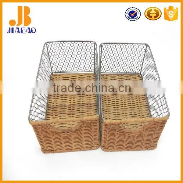 Natrual rattan living rooom storage cabinet