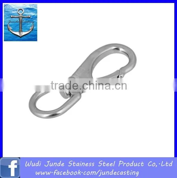 stainless steel 304/316 d ring swivel snap hook