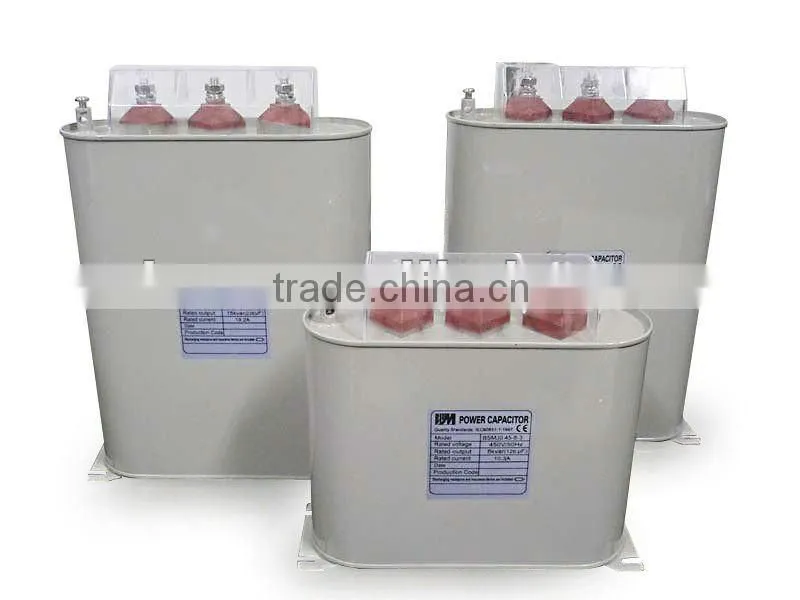 Cylinder Power Capacitor 3 phase