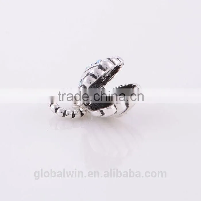 Wholesale European DIY Charms Sparkling Pendant Shell Charms