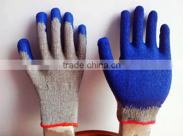 Long Fully Coated Gloves Open Back Nitrile Glove Sandy Finish Cotton Jersey Liner Woven Liner Safe Cuff Nylon Liner