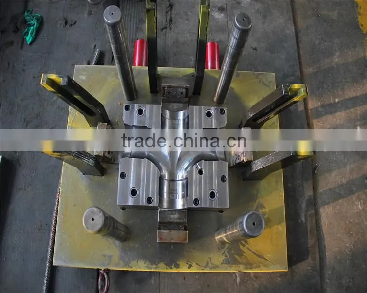 fitting mould PVC equal skew cross fitting mould 1 cavity