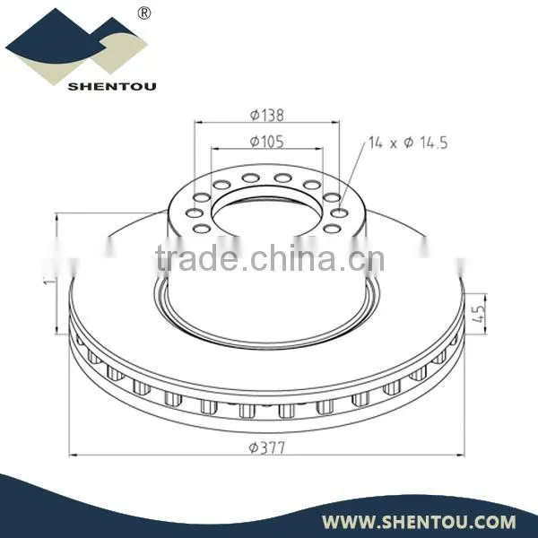 Mercedes Benz Brake Disc 975 421 01 12