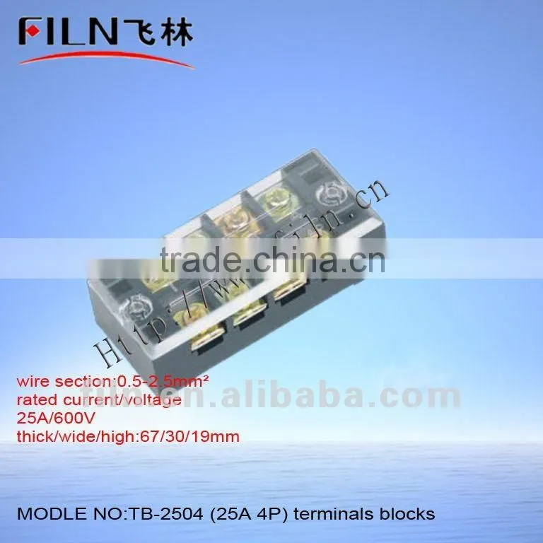 metal terminal block TB-2504 25A 4P