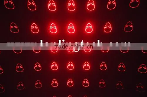 Red animation twinkling laser Disco/DJ show lighting