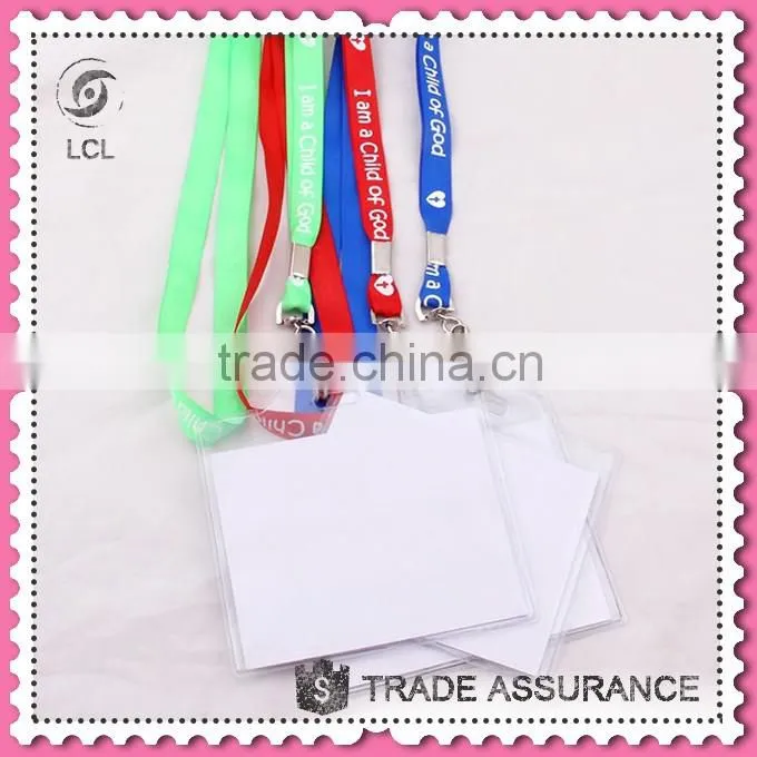 Fancy double badge holder, clear two sided badge holder