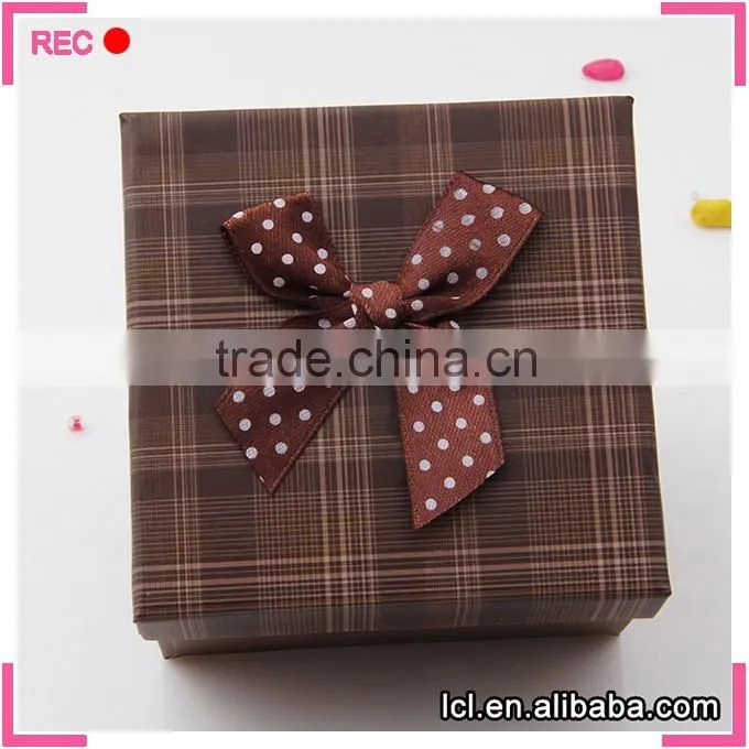 Brown cardboard paper box for candy, hot sale gift box paper