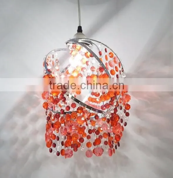 Modern European Style Decorative Crystal Bead Pendant Lights / Lamps Indoor Lighting