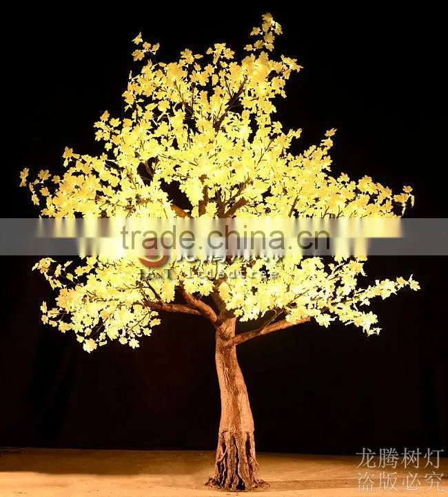 3m Copper wire warm white led simulated maple trees