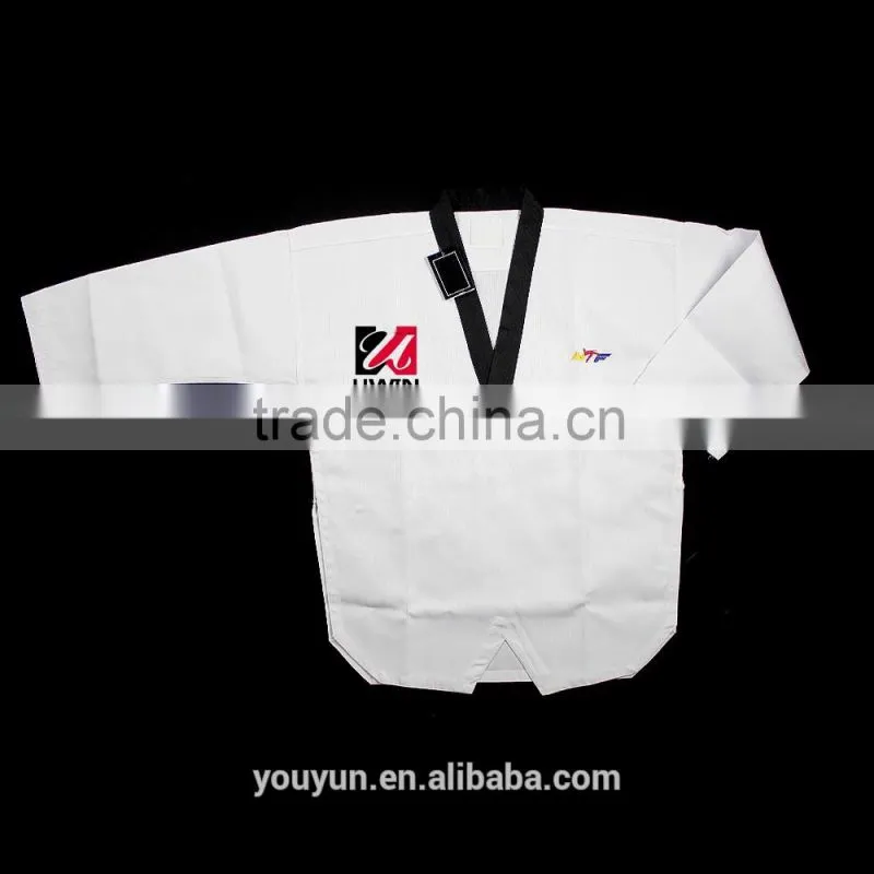 UWIN 2016 new style WTF training kimono Taek won do uniform 100% cotton 65% cotton