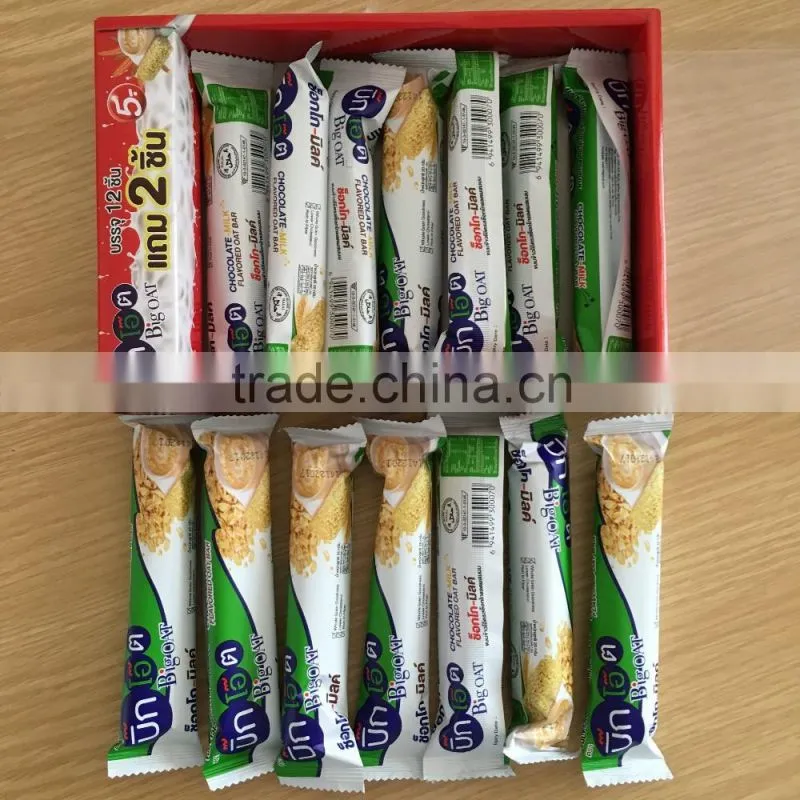 200g Bag Packed Oatmeal Choco Biscuit , Cereal Oat Milk Chocolate Candy