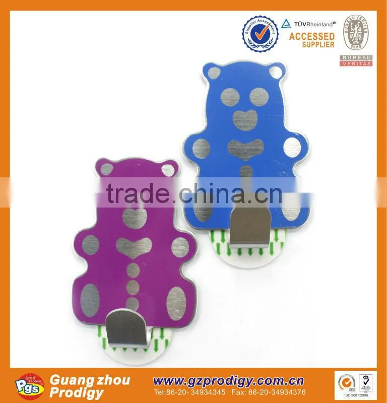 2017 new self adhesive metal hanging hooks/ metal hanger hooks