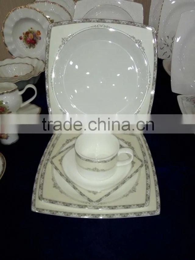 86pcs Bone china Dinner set/dinnerware sets/porcelain dinner plate