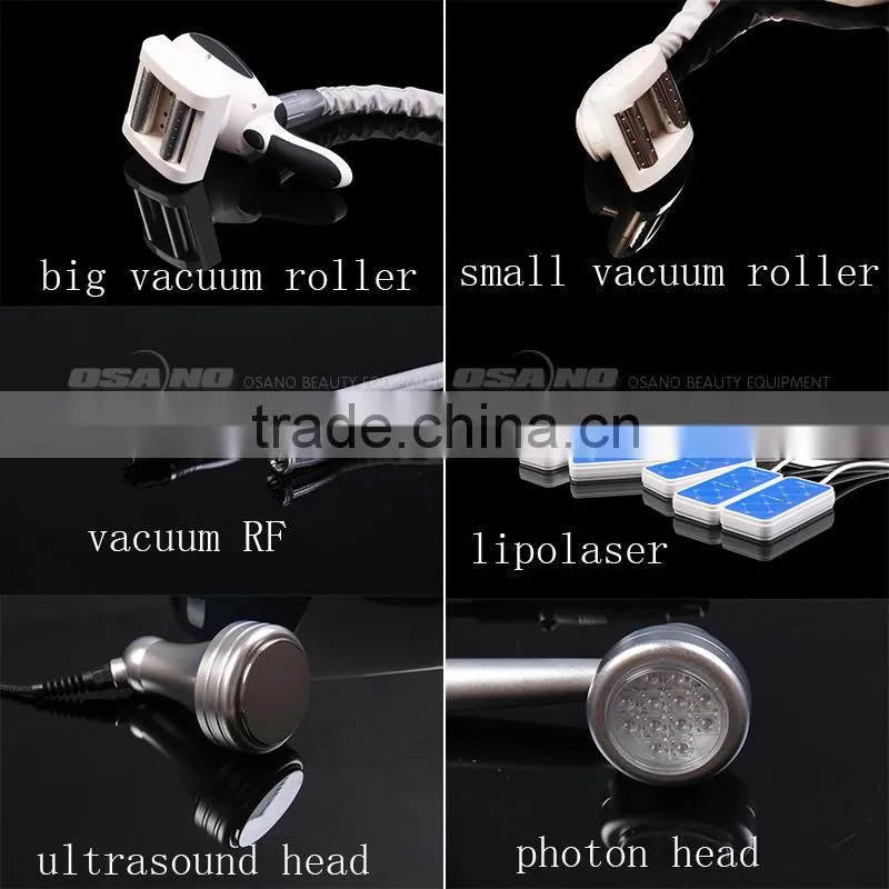 RF Vacuum Roller photon Sextupole Radio Frequency Ultrasonic Cavitation Liposuction ultrasonic facial machine