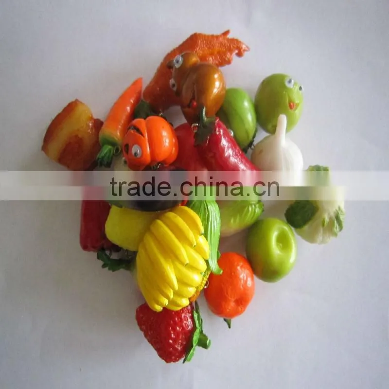 cute fake corn keychain with coating / cartoon corn decoration