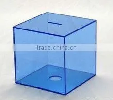 clear acrylic coin bank