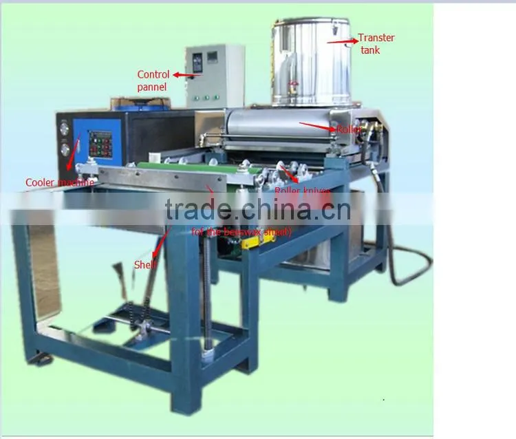 high quality beeswax comb foundations sheet machine
