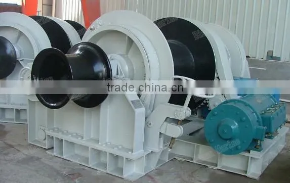 marine electric winch for ship