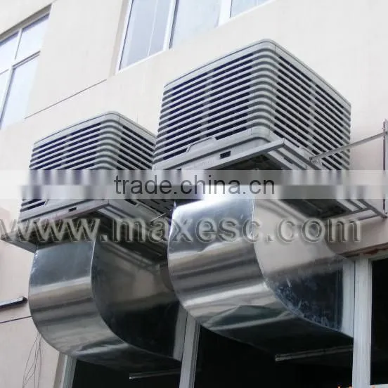 CE big stand fan portable chilled water fan coil units