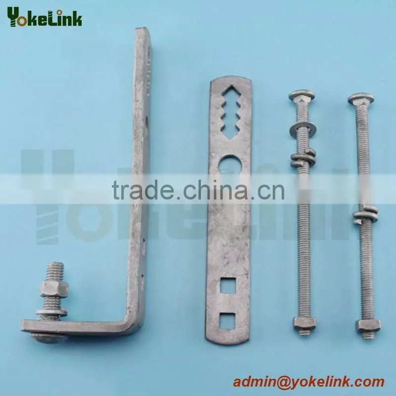 China supplier Hot Dip Galvanized Steel Cutout & Arrester Bracket With good price