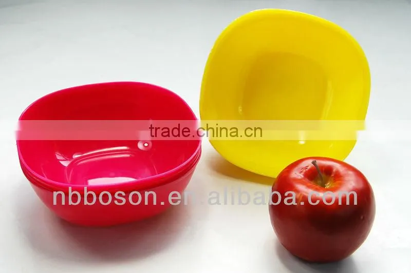 hot sell 4pc plastic bowl--size:Dia.16*6cm