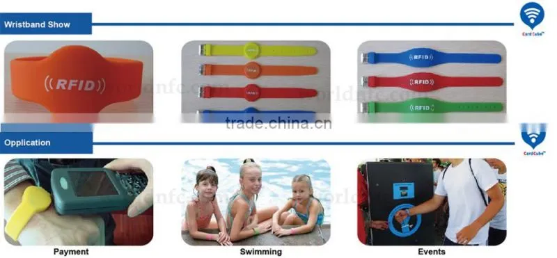 One Time Used UHF RFID Wristband