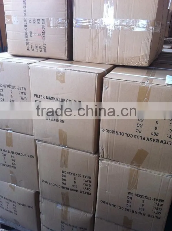 Plastic Dust Mask/Filter Mask Blue Colour