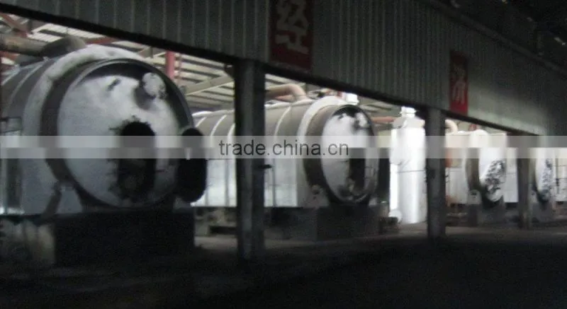 2016Hot Sale Pyrolysis Tyre Oil Machine Refining Waste Tyre Equipment