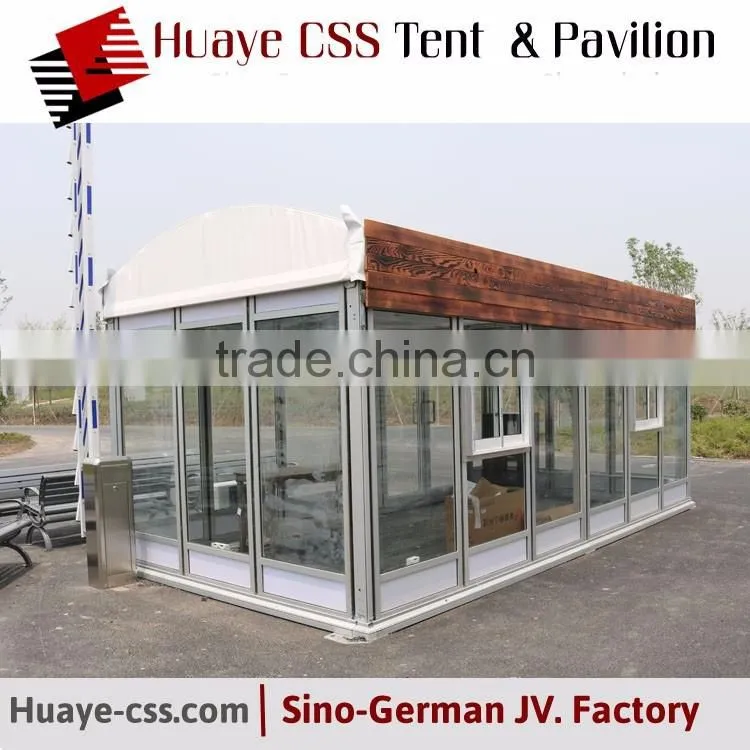 Outdoor rain canopies shelter and temp shop tent