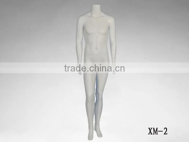 Factory price virtual headless display male mannequin with shoes