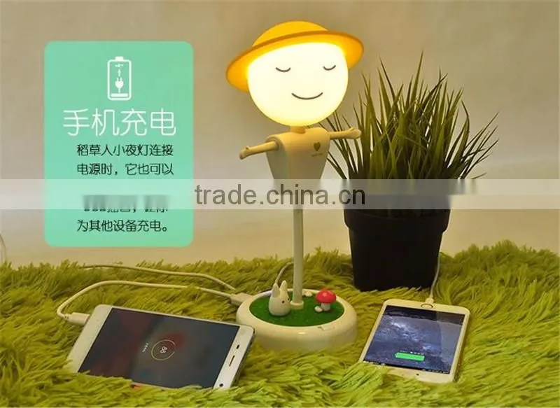 The scarecrow Nightlight USB micro landscape Nightlight Creative led sensor home lights