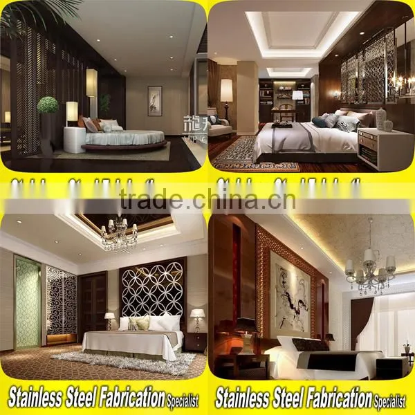 Custom-Made Stainless Steel Hotel Lobby Interior Decoration Equipment