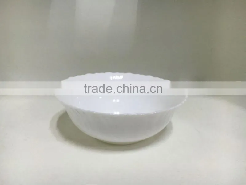 2016 wholesale popular opal tableware white bowl