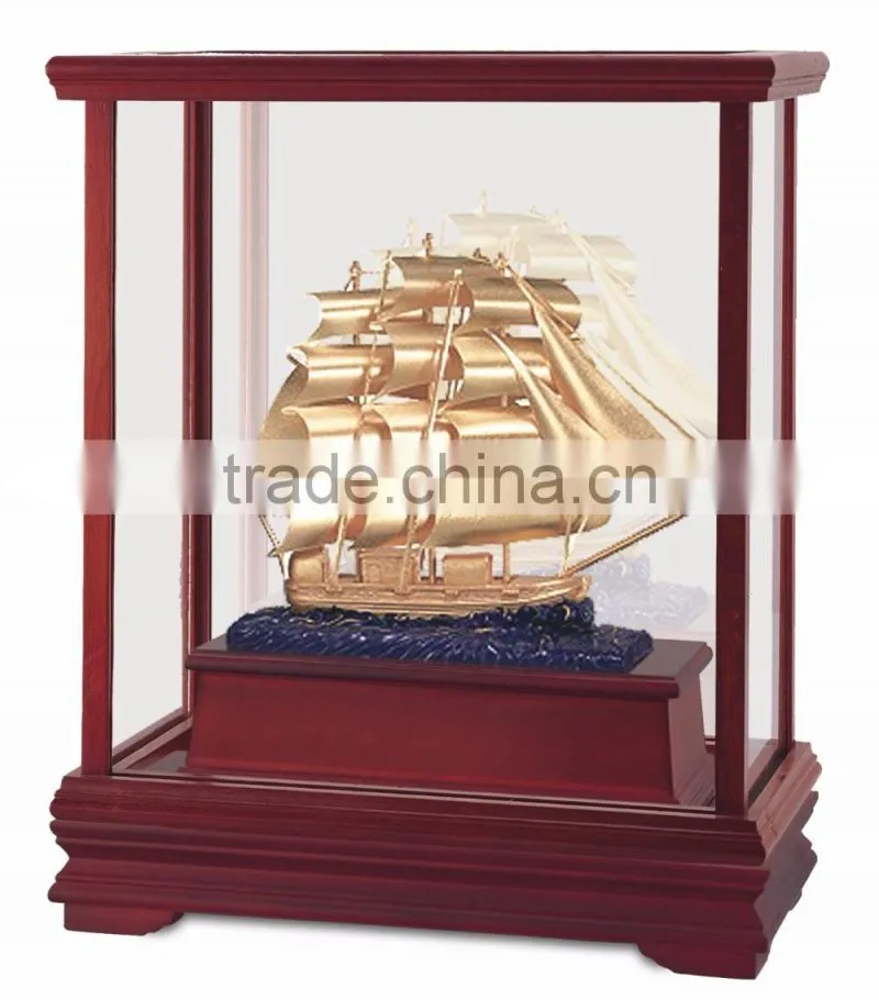 Gold foil rose in Display box promotion gift