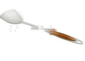 Stainless Steel Solid Turner Kitchen Utensils with SGS Silicone Coated