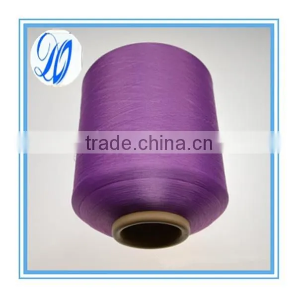 Polyester/ spandex dyed yarn 2050 spandex covered yarn