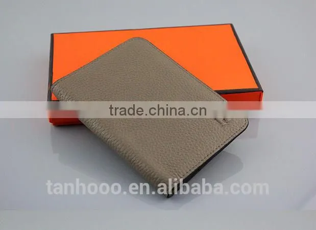 Passport Holder personalized travel pu genuine leather passport holder