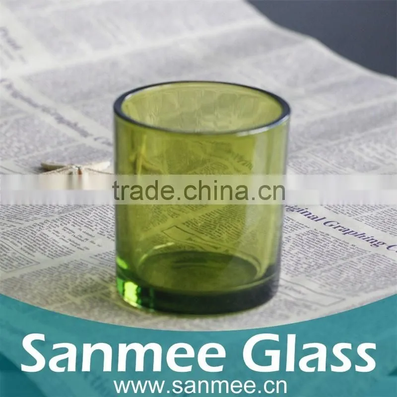 Cheap Price Custom Colored Glass Candleholder