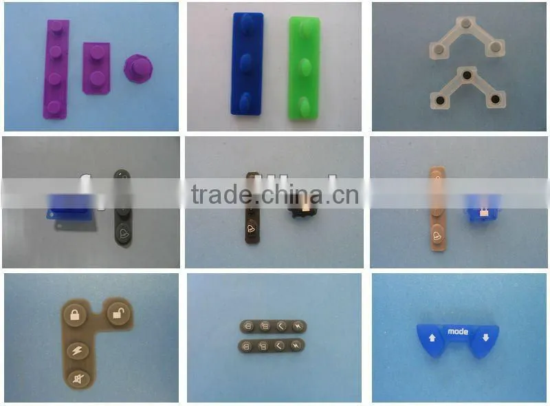 The electrinic silicone keypad membrane silicone rubber keypad