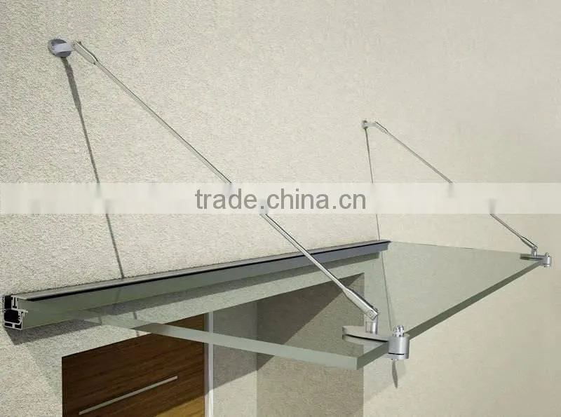 Modern Stainless Steel Glass Canopy Fittings/Accessories / Glass Door Canopy/window canopy